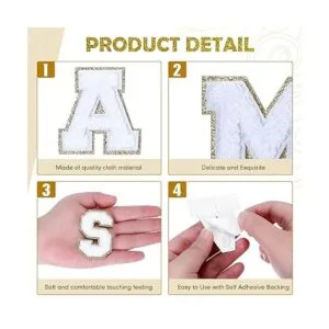 156 parches de letras de felpilla autoadhesivos de oro_3