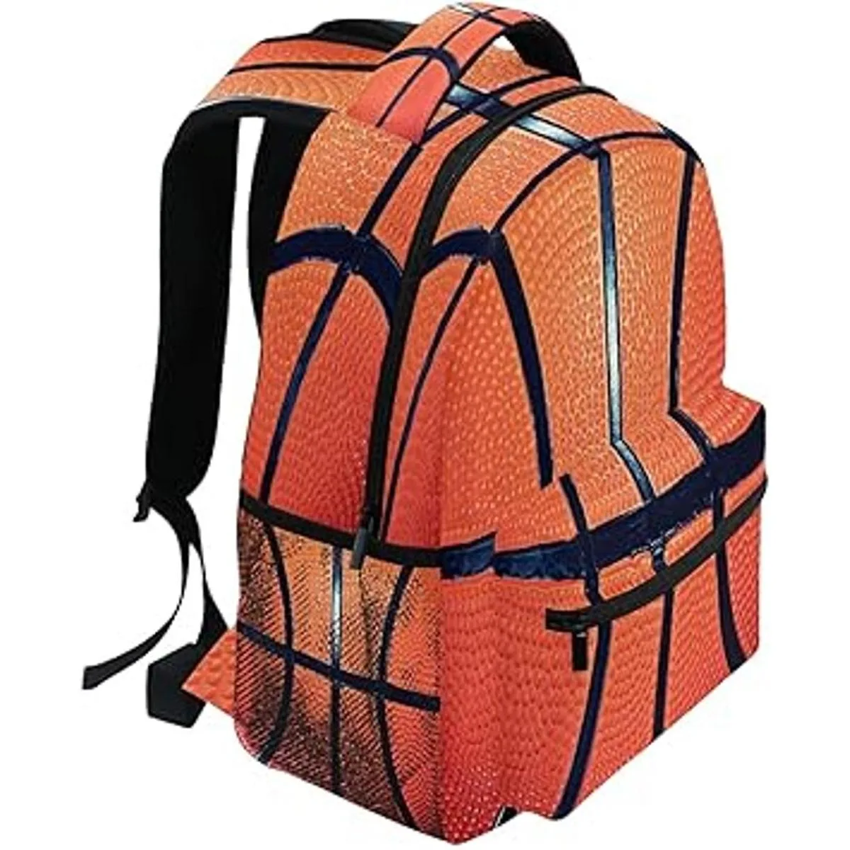 Mochila escolar con textura de pelota deportiva para_5
