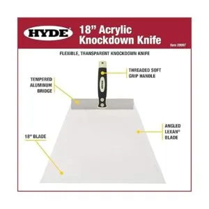 HYDE 09997 Cuchillo de acrílico para golpear 18 pulgadas_2