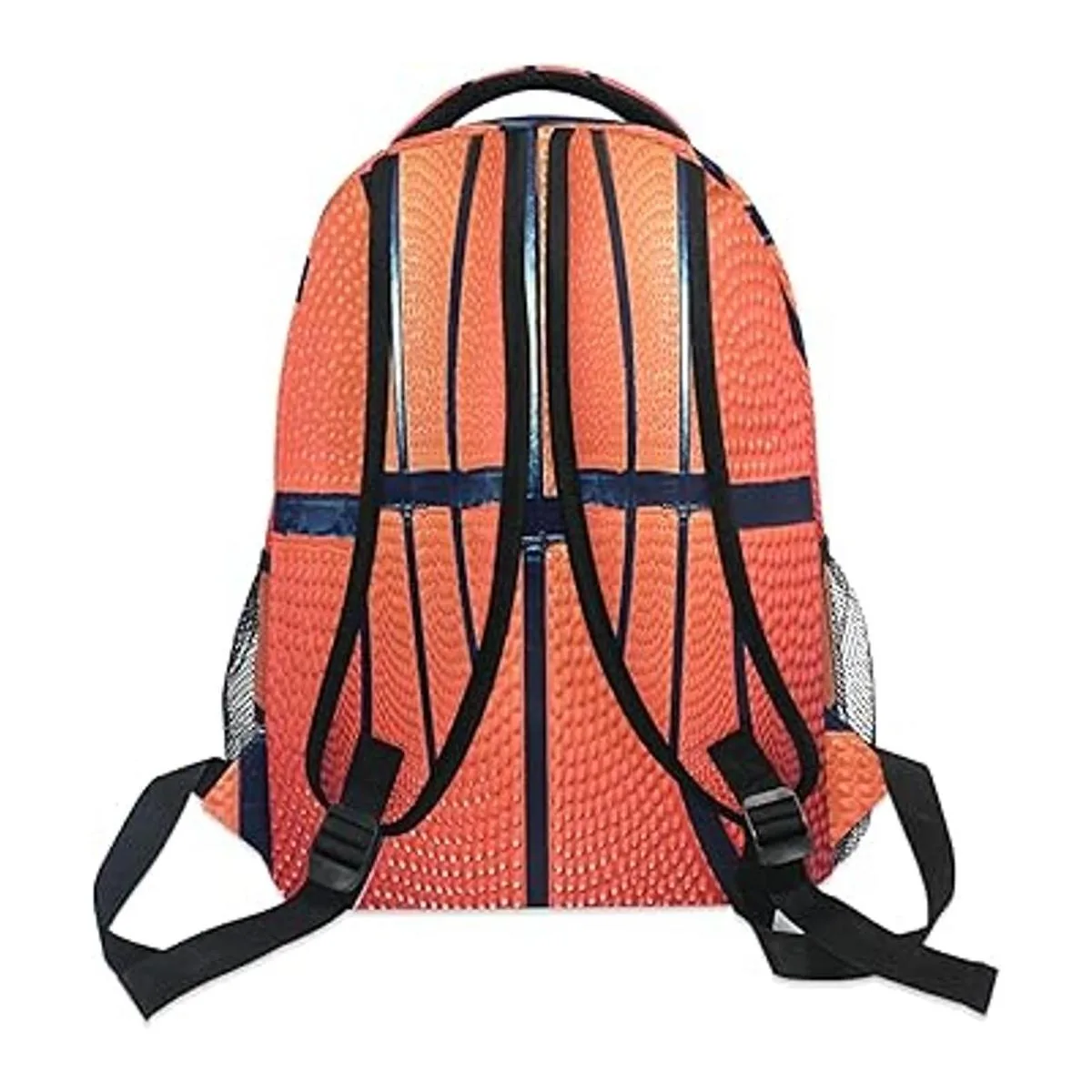 Mochila escolar con textura de pelota deportiva para_6