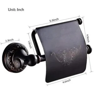 Leyden Soporte de papel higiénico de bronce soporte de_6