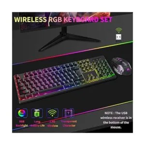 Wireless RGB Gaming Keyboard and Mouse Rechargeable RGB_2