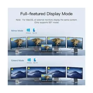 USB C Laptop Docking Station 15 in 1 Dock with 4K Triple_3