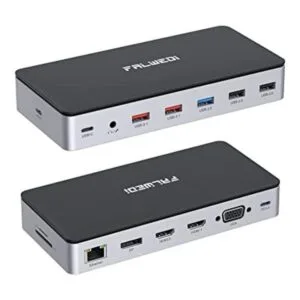 USB C Laptop Docking Station 15 in 1 Dock with 4K Triple_1