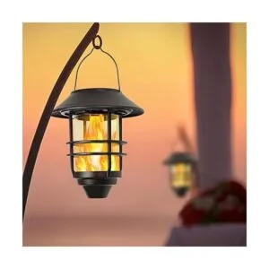 Linterna solar colgante al aire libre llamas_2