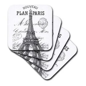 PS clásico Nouveau París clásico Torre Eiffel Posavasos_1