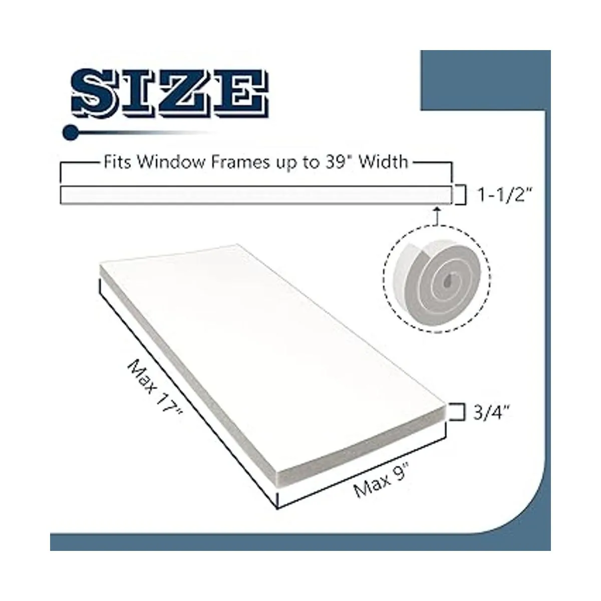 Pearwow Paneles laterales de espuma con aislamiento de CA_2