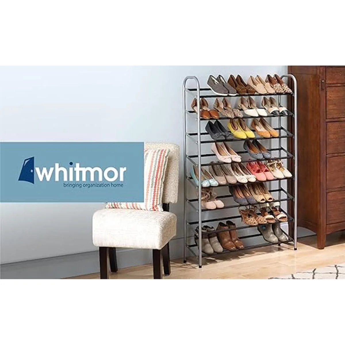 Whitmor Torre de zapatos de 8 niveles 40 pares con_6