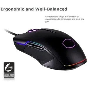 Cooler Master Mouse para juegos CM310 con agarres_4