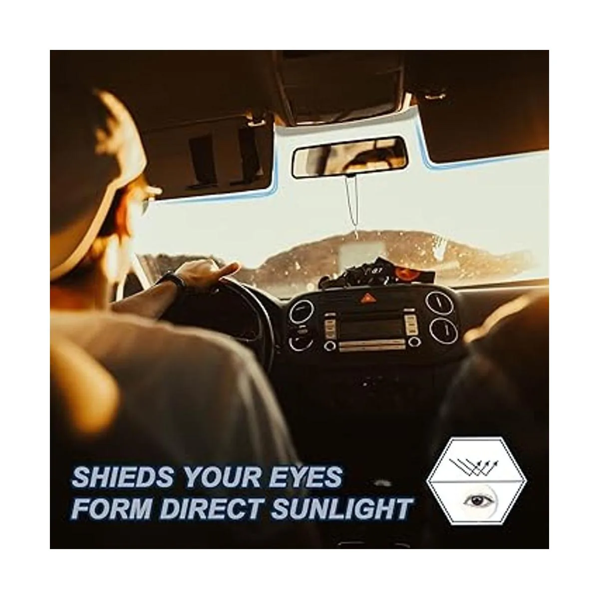 Driver Left Side Sun Visor Compatible with Subaru Forester_3