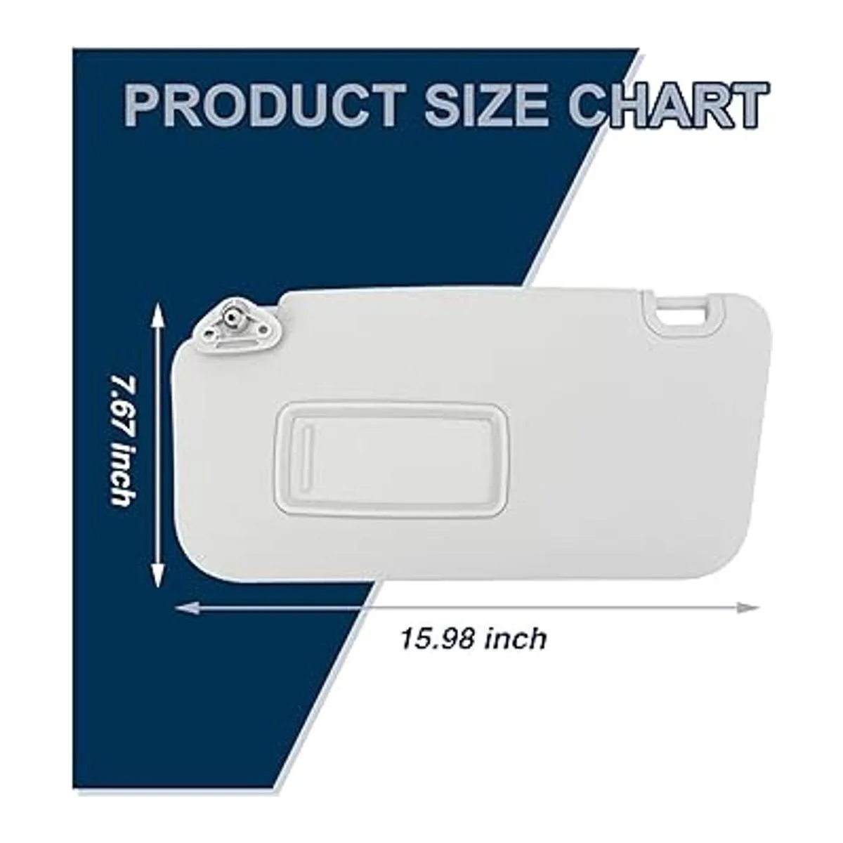 Driver Left Side Sun Visor Compatible with Subaru Forester_6