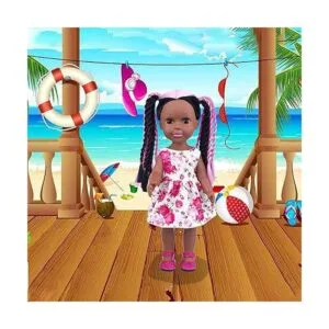 Muñecas negras y muñecas negras juego de accesorios de_6