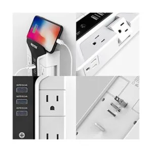 BESTEK Regleta protectora de sobretensiones de 7_5