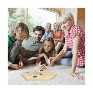 HOROW Juego de mesa Wahoo de mármol original juego de_5