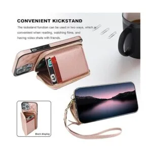 Bocasal Funda tipo cartera cruzada para iPhone 14 Pro Max_5