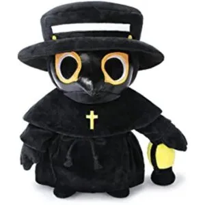 Plague Doctor Juguete de peluche de 14 pulgadas almohada_1