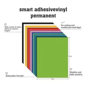 SPECUT Smart Adhesive Vinyl Permanent 30 Sheets 13x10in_2