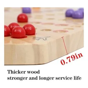 HOROW Juego de mesa Wahoo de mármol original juego de_2