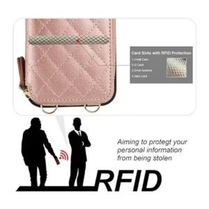 Bocasal Funda tipo cartera cruzada para iPhone 14 Pro Max_3