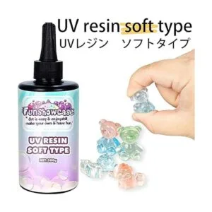 Resina UV Pegamento transparente de cristal suave curado_3