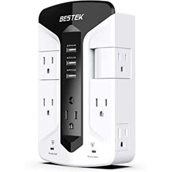 BESTEK Regleta protectora de sobretensiones de 7_1
