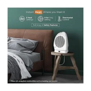 Comfort Zone CZ50 Calentador portátil eléctrico oscilante_2