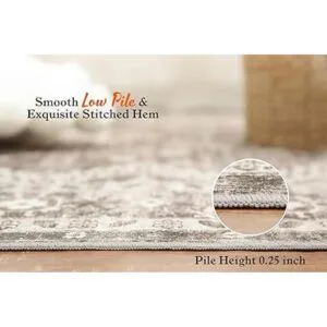 Rugland Alfombras de área de 5 x 7 pulgadas resistentes a_3