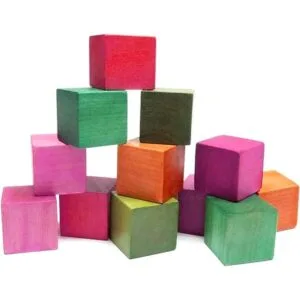 HOZEON 45 cubos de madera de 2 pulgadas bloques de madera_6