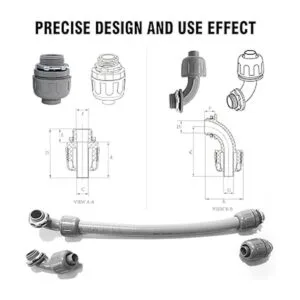 Conector hermético líquido de 12 pulgada certificación_4