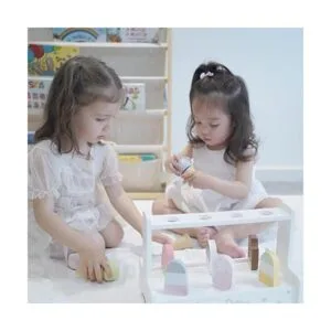 nunukids Juego de helados de madera juguete de helado de_2