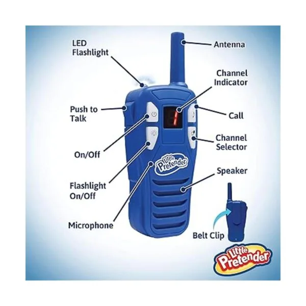 Little Pretender Walkie Talkies para niños rango de 2_3
