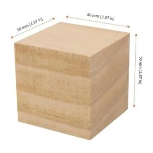 HOZEON 45 cubos de madera de 2 pulgadas bloques de madera_2