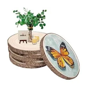 Paquete de 6 rebanadas de madera de 9 a 10.5 pulgadas_1
