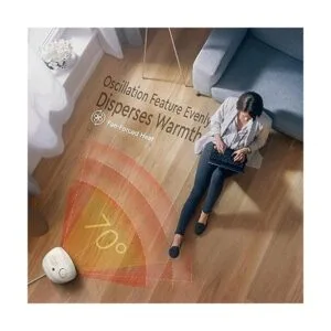 Comfort Zone CZ50 Calentador portátil eléctrico oscilante_3