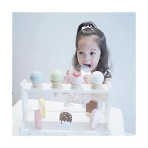 nunukids Juego de helados de madera juguete de helado de_6