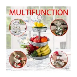 ELLDOO Bandeja de servir de 3 niveles soporte de bandeja_7