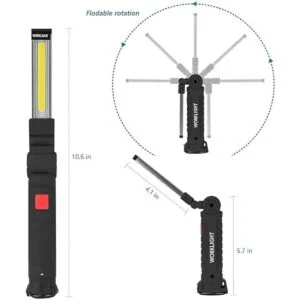 Paquete de 4 linternas LED recargables de trabajo_5