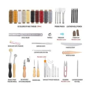 TLKKUE Leather Working Tool Kit Leather Crafting Tools_2