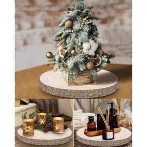 Paquete de 6 rebanadas de madera de 9 a 10.5 pulgadas_6