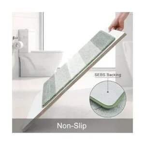 KMSON Juego de 3 alfombras de baño degradadas con tapete_3