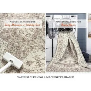 Rugland Alfombras de área de 5 x 7 pulgadas resistentes a_4