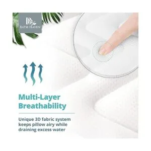 QuiltedAir BathBed Deluxe Almohada de baño y cojín de_4
