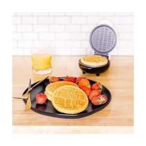 Uncanny Brands Death Star Mini wafflera Electrodoméstico_2
