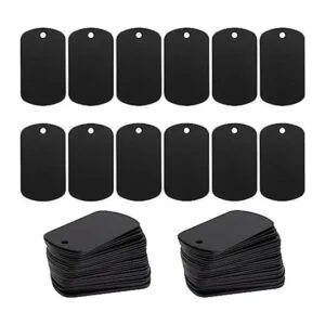 StayMax 100 Pack Anodized Aluminum Engraving Blank Tags_1