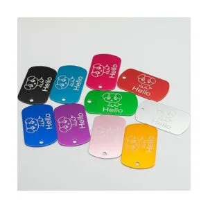 StayMax 100 Pack Anodized Aluminum Engraving Blank Tags_5