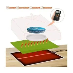 Alfombrilla de calefacción de resina epoxi máquina de_3