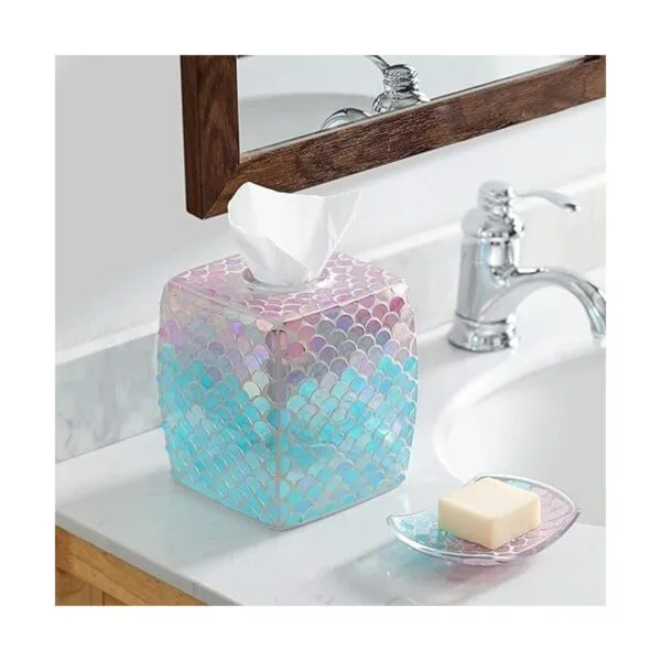 Motifeur Soporte para pañuelos de cristal caja decorativa_5