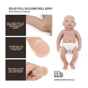 Muñeca de silicona realista de cuerpo completo de 11_4