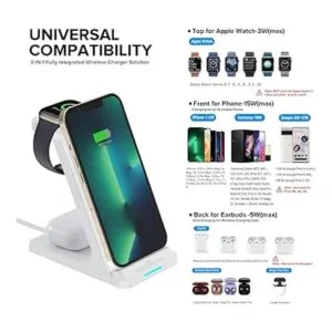 Estación de carga inalámbrica soporte de cargador_2