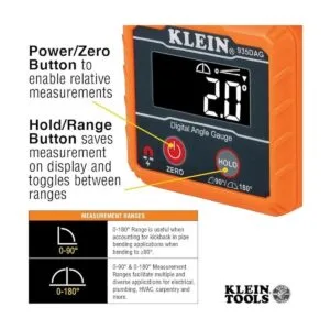 Klein Tools 935DAG Medidor electrónico digital de nivel y_3